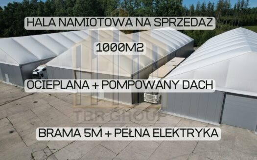 Hala Namiotowa Ocieplana z Pompowanym dachem 1000m