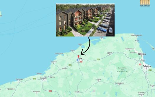 Mieszkanie 11km od Morza. 66,49 m2 4 pokoje